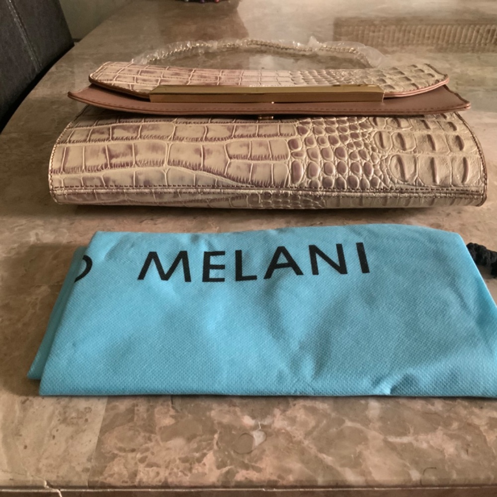 ANTONIO MELANI dusty crocodile purse - Picture 5 of 6